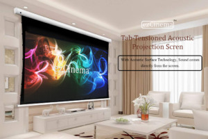 Electric Motorized Projection Screen 80-Inch