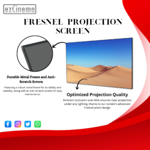 Fresnel Hard Projection Screen