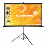 ELCOR lite series tripod/portable projection screen 84" 4:03 Video format, UltraHD [Model No. LS84INTPS]