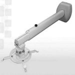 Elcor 4ft Aluminum Short Throw Wall Mount Projector Stand Maximum Load Capacity 20kg