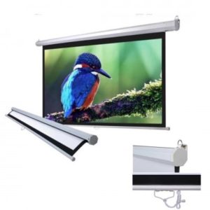 Manual pull-down projector screen 84 Inch