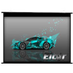 Map type projection screen 79-Inch