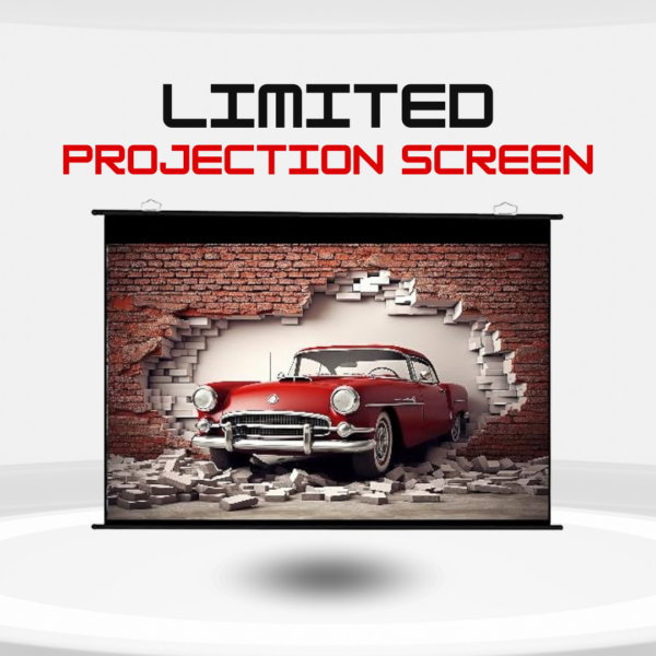 ELCO lite Series Map/Calander Type Movie Projector Screen, 150-Inch Diagonal in 16:09 Aspect Format, 1080P Full hd, 4k Technology - Image 6