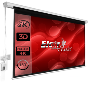 Electric motorized projector screen 120-inch