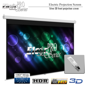 Electric motorized projector screen 120-inch