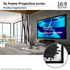 Fix frame Projection Screen 110-Inch