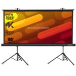 Imported Tripod projector screen 150-Inch Diagonal In 4:03 Aspect format In HD/3D/4K technology [Model no.LS150INTPS]