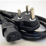5 Mtr Power Cable Cord for Monitor/CPU/Pc/Computer/Printer/Desktop/Smps Lack (6 Month Warranty) (Desktop Cord)