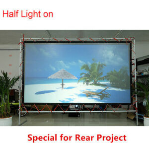 Rear projection fabric material 100-Inch