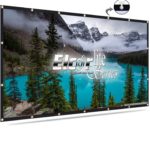 ELCOR® lite series Eyelets/Masking Projection screen 84- Inch Diagonal In 4:03 Aspect format