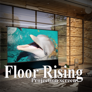 Floor Rising Projection Screen