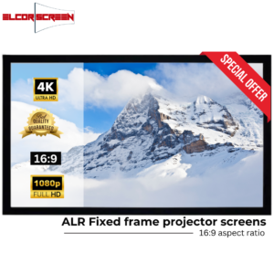 ALR Fixed frame projection screen 77-Inch