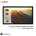 PVC soft perforated Fixed frame 180-Inch