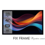 Elcor, Silver3D Fixed frame Projector screen 137-inch Diagonal In 16:10 Aspect Ratio, 3D/4K technology[Model no.-EL-137IN-3D]