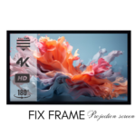 ELCOR Acoustically Transparent Fix frame 100-Inch Diagonal In 16:10 format, 3D/4K tech Support