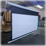 ELCOR Tab-tensioned projection screen 100-Inch diagonal in 16:10 aspect ratio, UltraHD/4K tech support