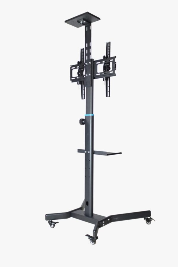 ELCOR lite series Mobile TV Stand/Trolley for LED/LCD 32-65″ with shelf [Model no. CLX-44T] - Image 2