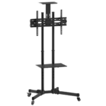 ELCOR lite series Mobile TV Stand/Trolley for LED/LCD 32-75″ with shelf [Model no. CLX-E46]
